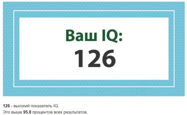 А какой у Вас IQ?