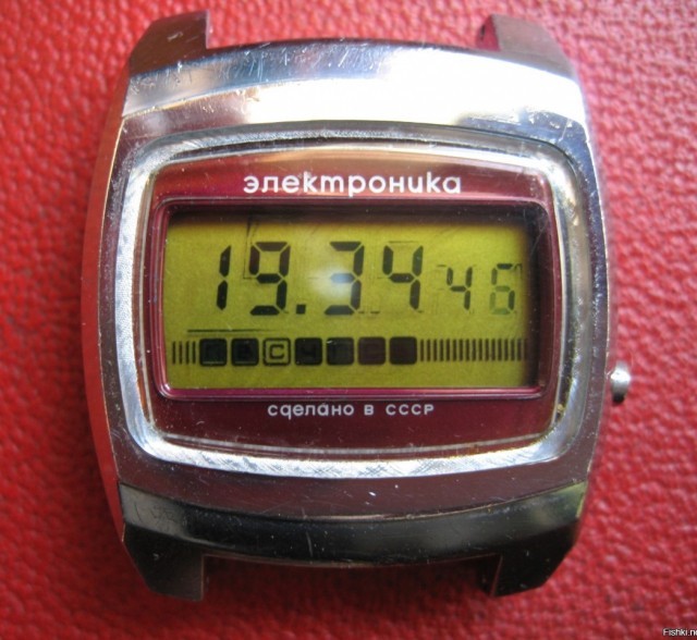 Рекламный постер минского часового завода «Электроника», 1983 год