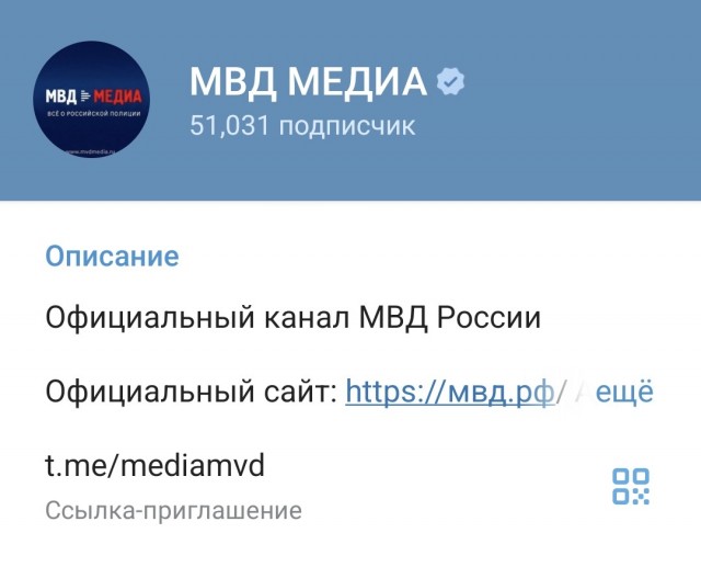 Заявление МВД РФ