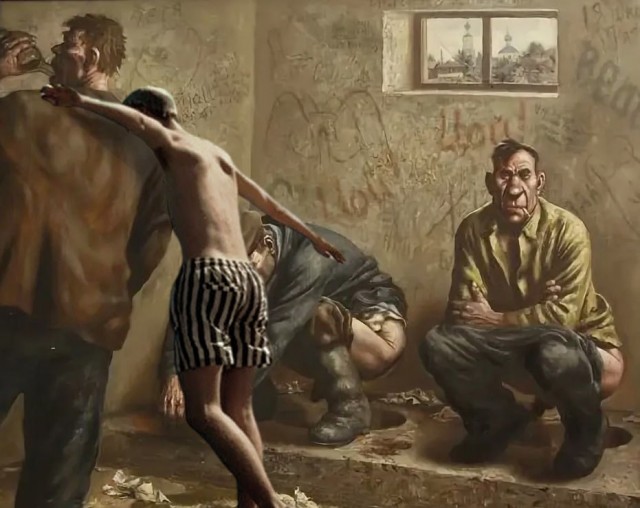Икар в полосатых шортах
