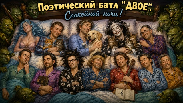Двое, поэтический батл