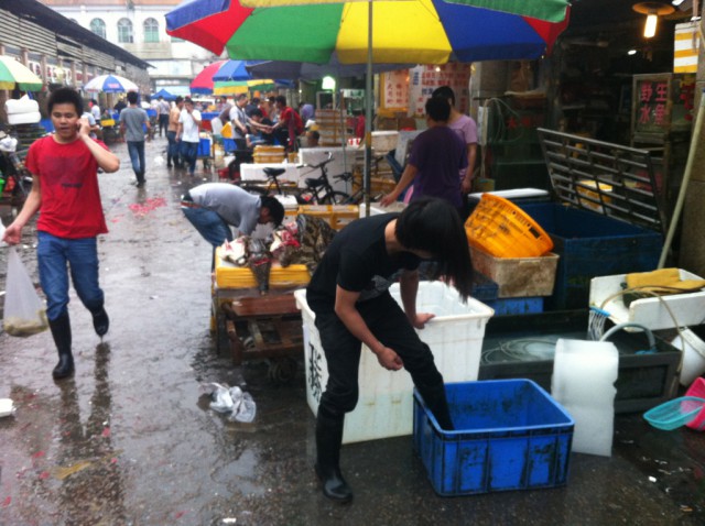 Китайский рынок морепродуктов