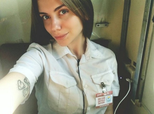 Берегите работниц РЖД! Особенно симпатичных проводниц!