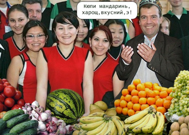 Фотожаба: Медведев и спорт