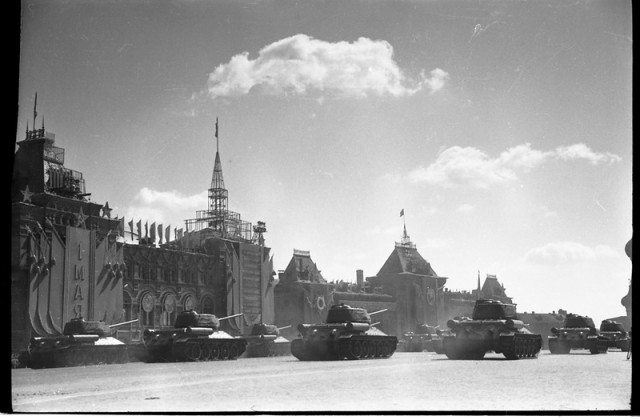 Военный парад весна 1951 года. Часть 2.