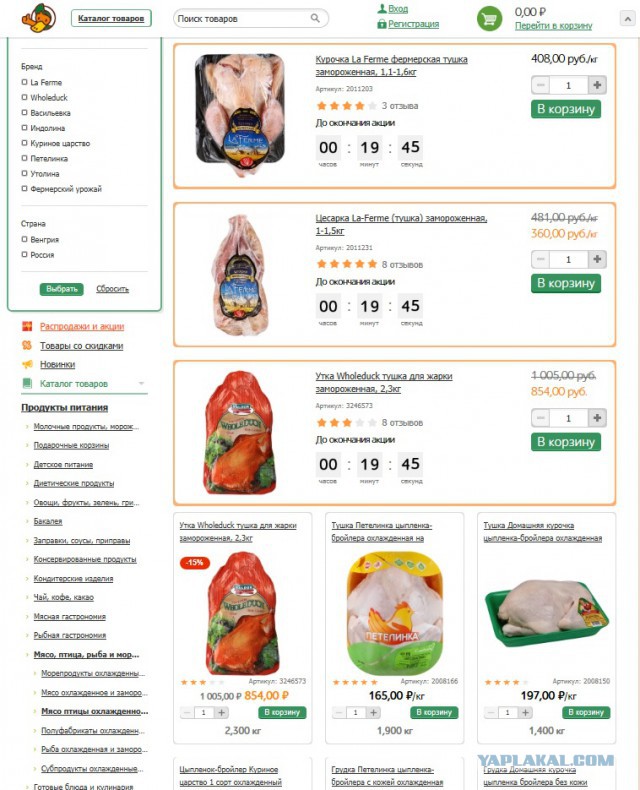 Две трети россиян начали экономить на продуктах