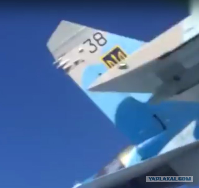 Видео опасного маневра Су-27 над головами людей опубликовано в Сети