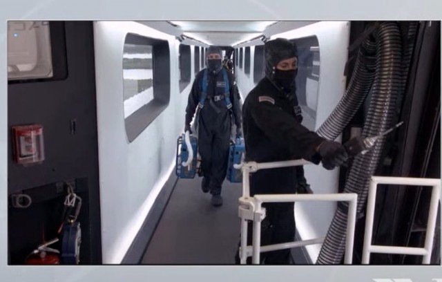 Прямая трансляция пилотируемого запуска SpaceX Crew Dragon