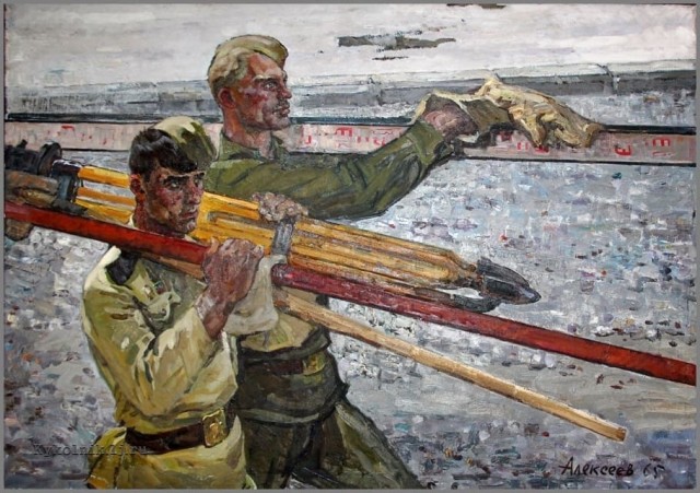 Труд в живописи СССР