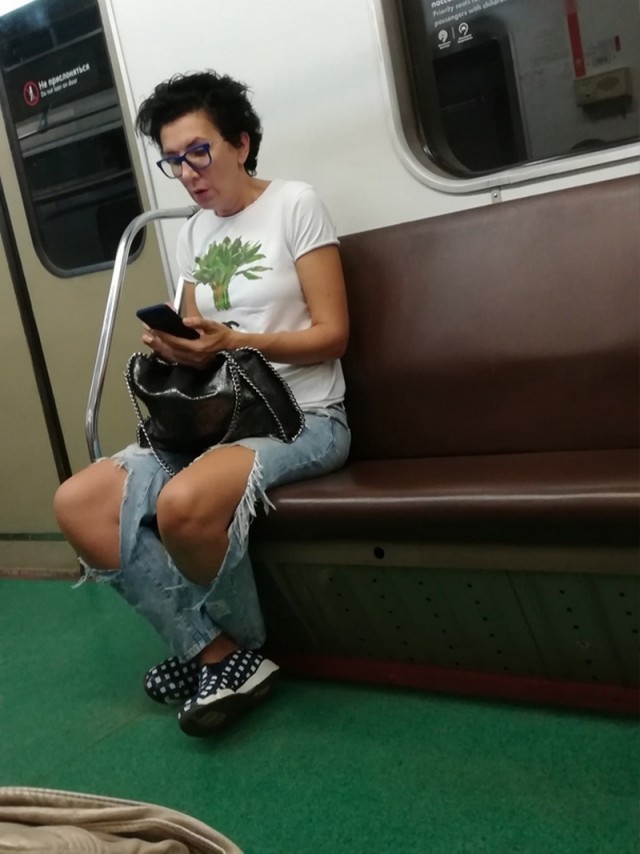 Модники из нашего метро