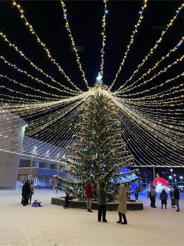 Новогоднее настроение в родном городе