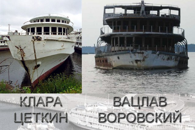 Речные теплоходы уходящей эпохи