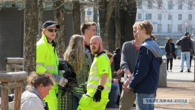 Митинг в Швеции (Гётеборг) в поддержку беженцев