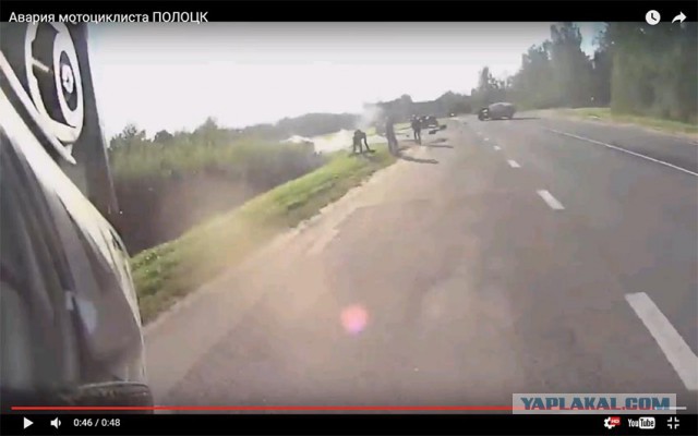 Пассажирка мотоцикла скончалась от травм, полученных в страшном ДТП под Полоцком