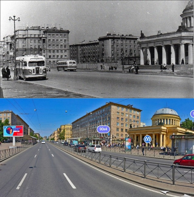 Старые и современные фото Санкт-Петербурга