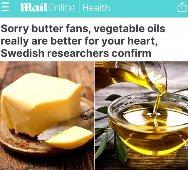 Ученые официально доказали, что потребление сливочного масла приводит к диабету и инсульту