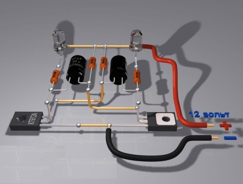 Индикатор магнитного поля