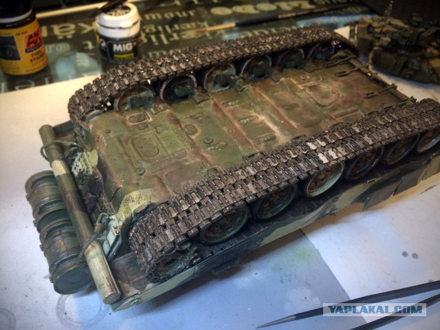 Модель танка Т-90А в масштабе 1/35