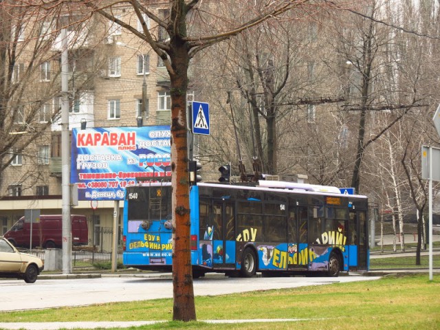 Электротранспорт в городах Донбасса