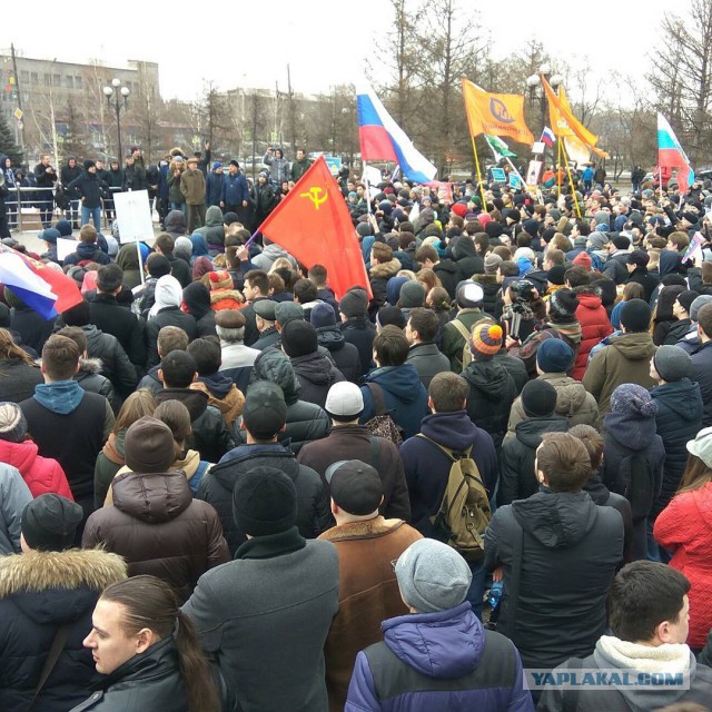 Задержания происходят на антикоррупционных акциях «Он нам не Димон»