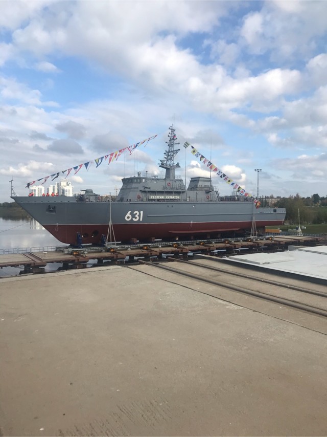 Самый большой композитный корабль в России