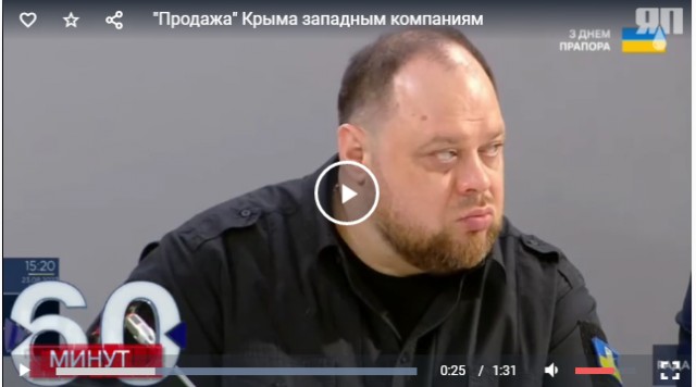 "Продажа" Крыма западным компаниям