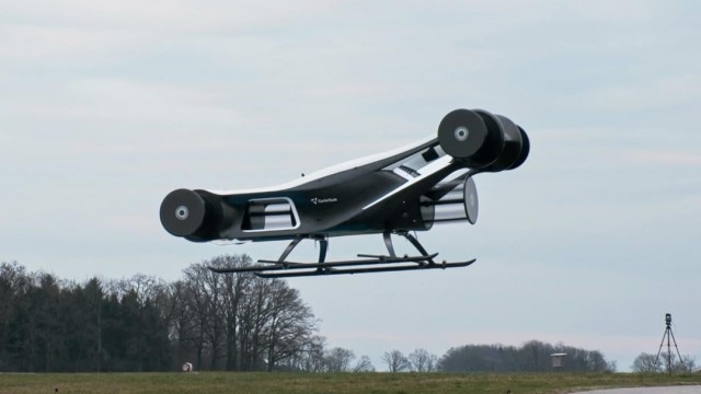 Воздушное такси стартапа CycloTech с шестью винтами успешно совершило первый полет