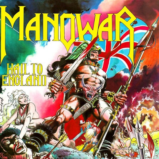 Попался на глаза плакат Manowar