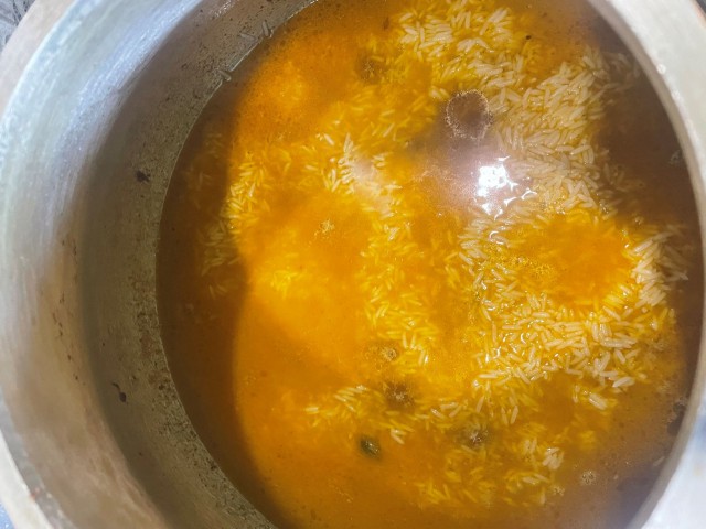 По мотивам Kabuli pulao или Афганский плов в афганском казане