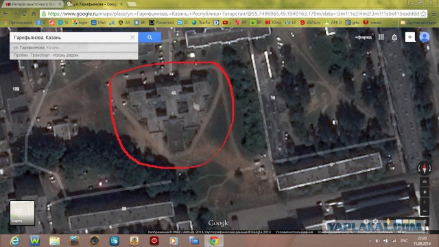 Интересные точки в Google Maps