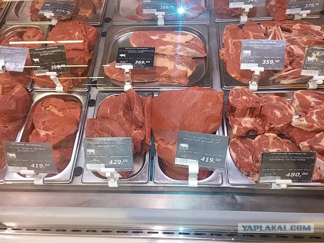 Продукты в РФ подорожали на 12%, в ЕС - на 1%