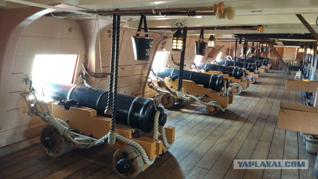 Посещение HMS Victory в г. Портсмут, Великобритания