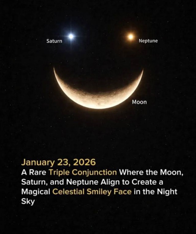 Сегодня ночью в небе над Россией можно будет наблюдать «смайлик»