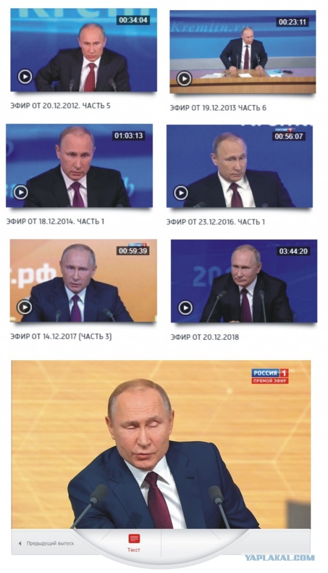 Видеоконференция Путина В.В