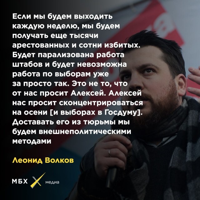 До весны штаб Навального митинги проводить больше не планирует