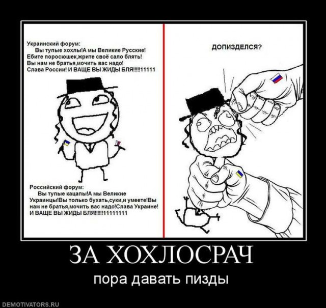 Ураина и украинцы глазами русских.