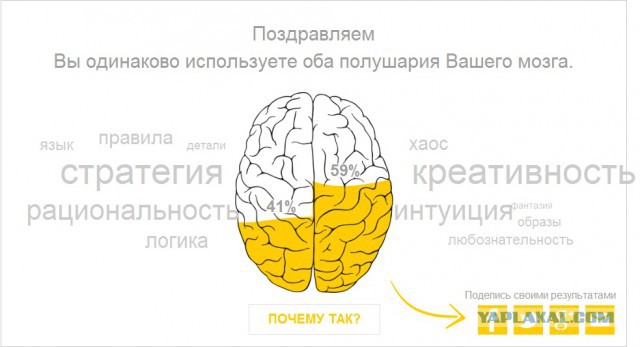 Тест - Левое или Правое.