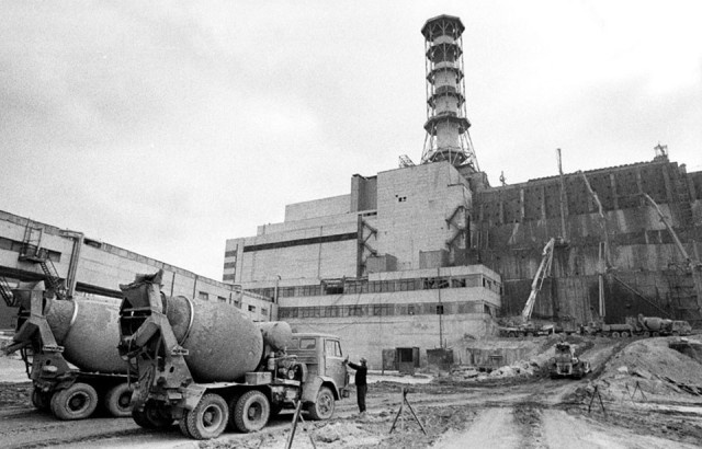 Техника Чернобыля. Бетоновозы