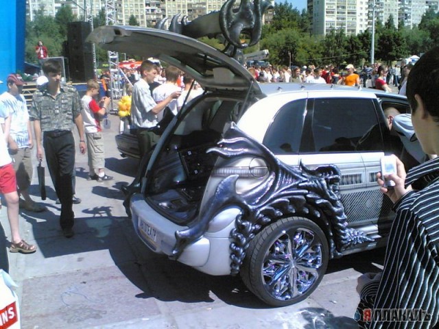 Аэрография автомобиля
