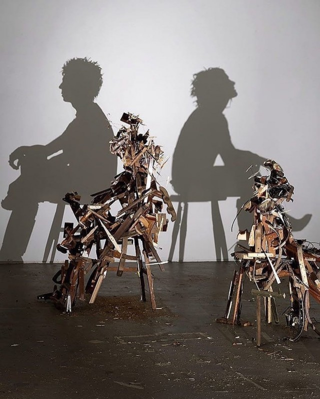 Работа с тенью или Shadow Art Installations