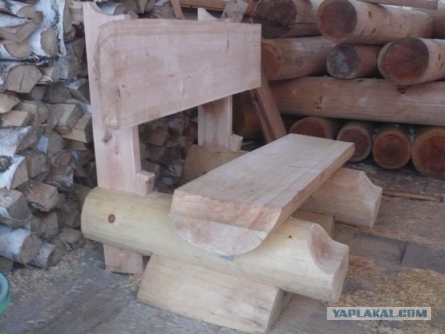 Изготовление садовой мебели из кедра