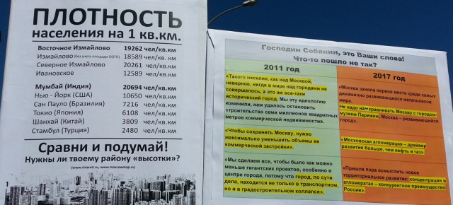 В Москве начался митинг против сноса пятиэтажек