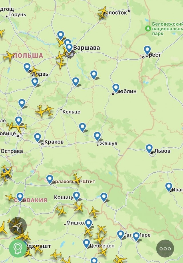 На территорию Польши попали две ракеты после обстрела Украины