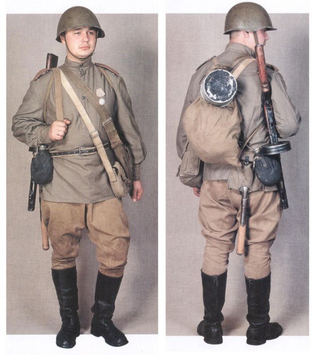 Два бойца: внешний вид красноармейца 1941 и 1945 годов