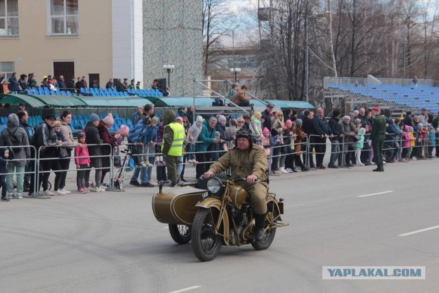 Фоторепортаж с  Парада Победы в Верхней Пышме