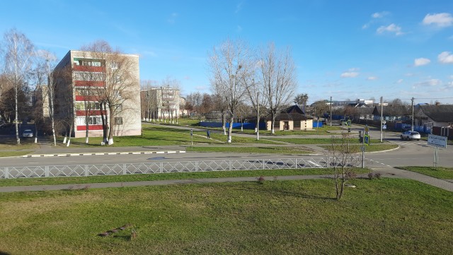 За окном