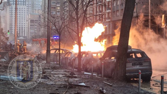 Атака беспилотников в Казани