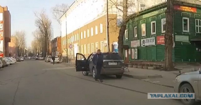 ДТП 19.04.17 в Иркутске. Сбил пешехода