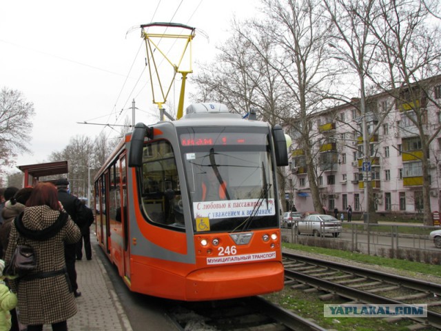 Новый трамвай в Ростове