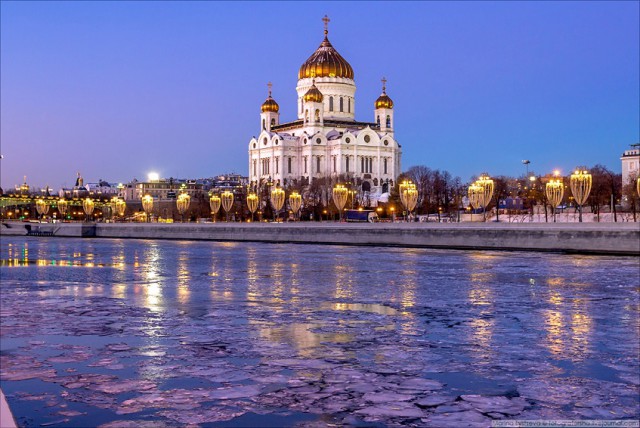 Москву сковали льды